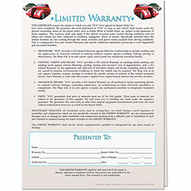 2-Part Car Service Warranty - Design 2