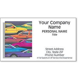 Designer Automotive Business Cards -  Full Spectrum