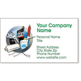 Designer Automotive Business Cards - Circle of Service
