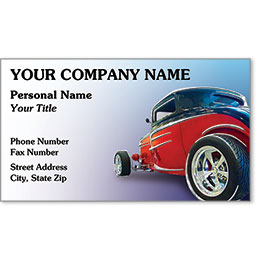 Designer Automotive Business Cards - Rebel Roadster