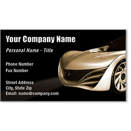 Designer Automotive Business Cards - Unsurpassed
