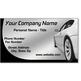 Designer Automotive Business Cards - Pretentious