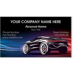 Designer Automotive Business Cards - Midnight Surge