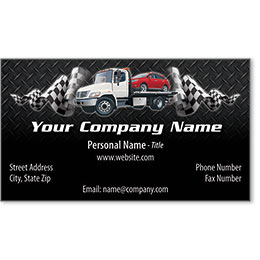 Designer Automotive Business Cards - Tartan Towing