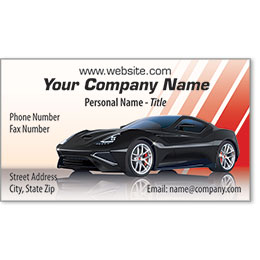 Designer Automotive Business Cards - Perfect Lines