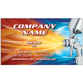 Full-Color Auto Repair Business Cards - Wild Spray