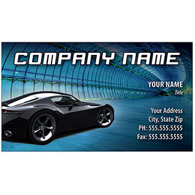 Full-Color Auto Repair Business Cards - Tunnel