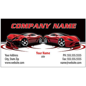 Full-Color Auto Repair Business Cards - Before and After