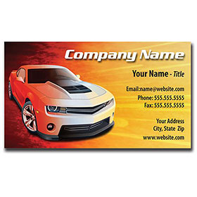 Full-Color Auto Repair Business Cards - Sunburst