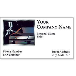 Automotive Business Cards with Foil - Modern Miracle II