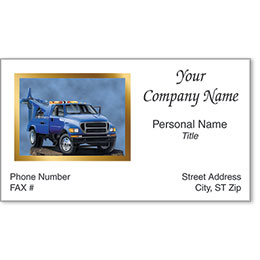 Automotive Business Cards with Foil - No Obstacles