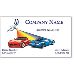 Premier Automotive Business Cards - Rainbow Duo