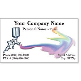 Premier Automotive Business Cards - Spectrum Spray