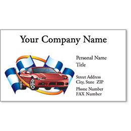 Premier Automotive Business Cards - Winner's Circle
