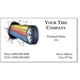 Premier Automotive Business Cards - Breakthrough Tire