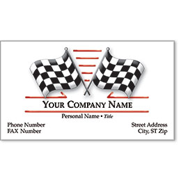 Premier Automotive Business Cards - Cross Check