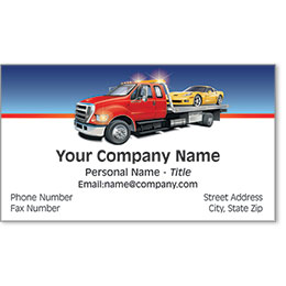 Premier Automotive Business Cards - On the Spot Flatbed