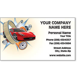 Premier Automotive Business Cards - Modern Repair