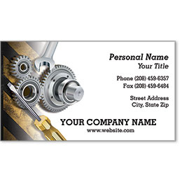 Premier Automotive Business Cards - Turning Gears
