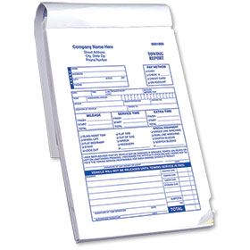 Towing Report Book with Checklist - 2-Part Carbonless
