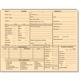 Product Image of Manila Repair Order Jackets