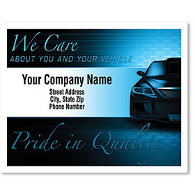 Personalized Full-Color Paper Floor Mats - Pride in Quality II
