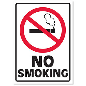 Small Signs for Your Business - No Smoking