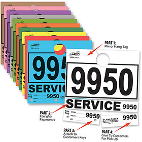 Product Image of Service Department Hang Tags