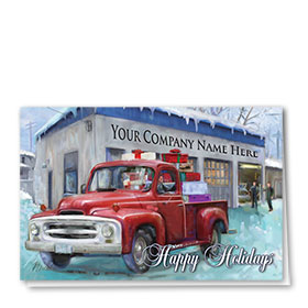 Double Personalized Full-Color Holiday Cards - Homebound Delivery