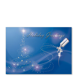 Personalized Full-Color Holiday Postcard - Holiday Magic