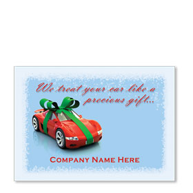 Double Personalized Full-Color Holiday Postcard - Precious Gift