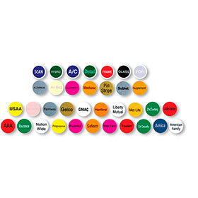 Product Image of Round Automotive Repair Folder Labels 