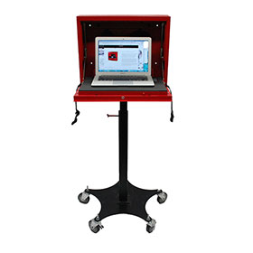 Goliath Laptop Locker with Mobile Stand