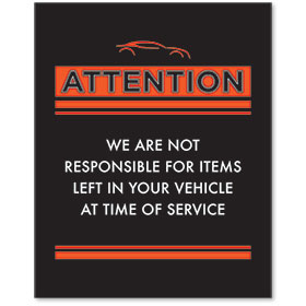 Contemporary Signs - Attention - Version 2