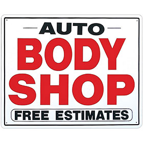 Office Signs – 30" x 24" Auto Body Estimates