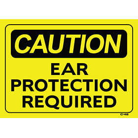 Shop Sign - Caution - Ear Protection