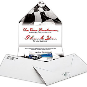 Self Mailing Thank You Note