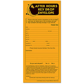 Day/Night Drop-Off System Replacement Envelopes (500)