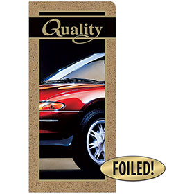 Car Document Folders - Quality - Gold Foil