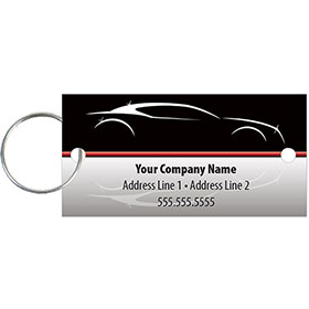 Full-Color Key Tags - Silhouette