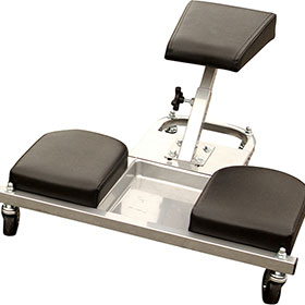 Knee Saver Work Seat With Tool Tray