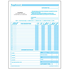 Auto Repair Supplement Request Forms