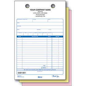Towing Forms - Auto Service, 3-Part (250)