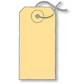 Plain Car Key Tags with Wire Ties