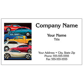 Auto Repair Business Card - Stacked Cars
