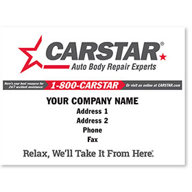 CARSTAR Personalized Paper Floormats Horizontal 17 3/8 x 13