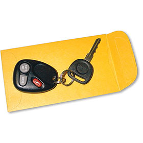 Car Key Drop Box Envelopes