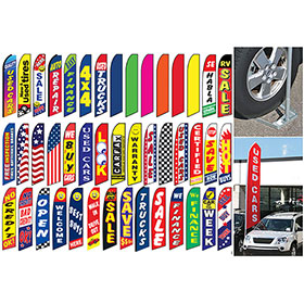 Product Image of Visible Message Feather Flag Kit with Tire Stand