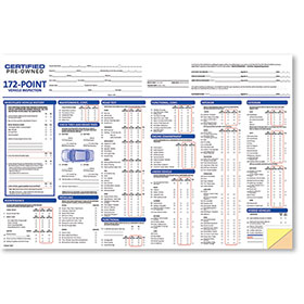 Certified Pre-Owned Multi-Point Inspection Form