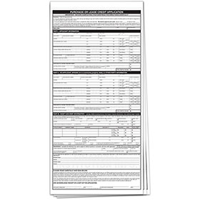 Purchase or Lease Credit Application Forms